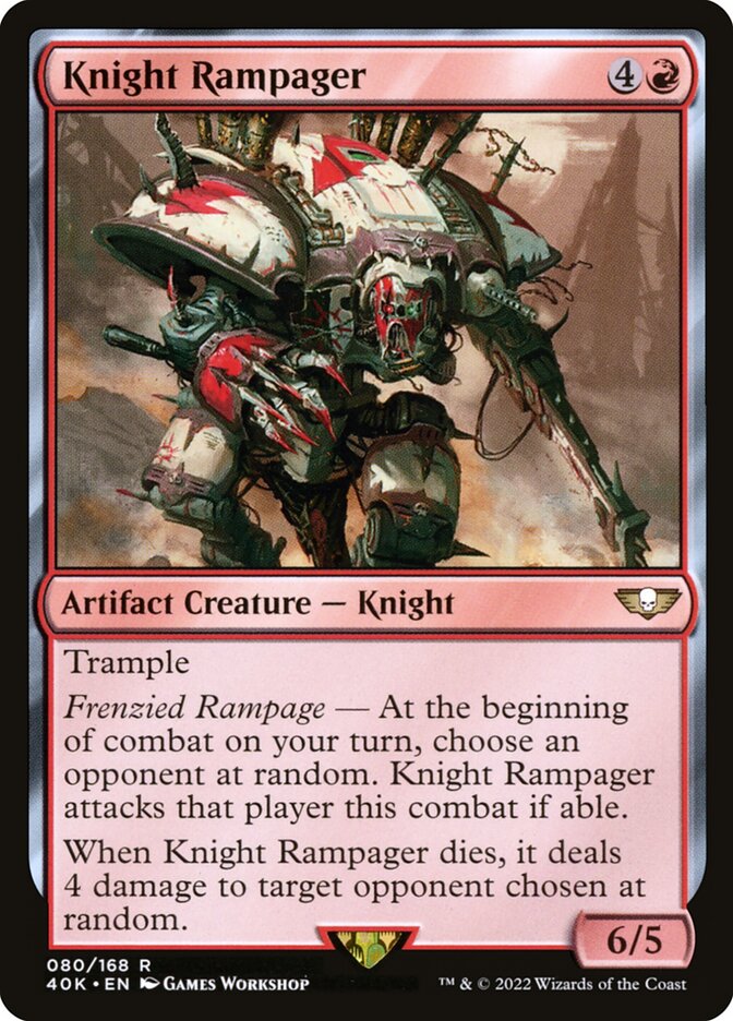 Knight Rampager card front