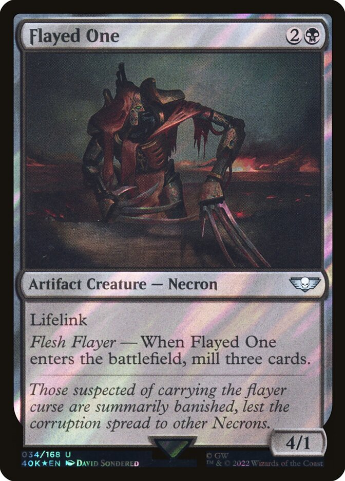 Flayed One card front