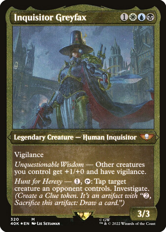 Inquisitor Greyfax card front