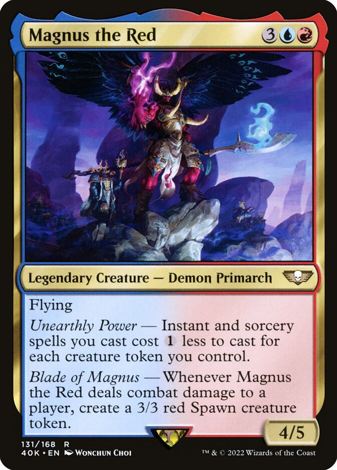 Magnus the Red card front