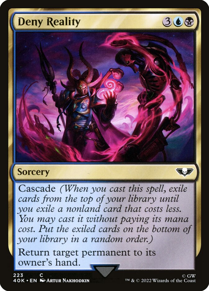 Deny Reality card front