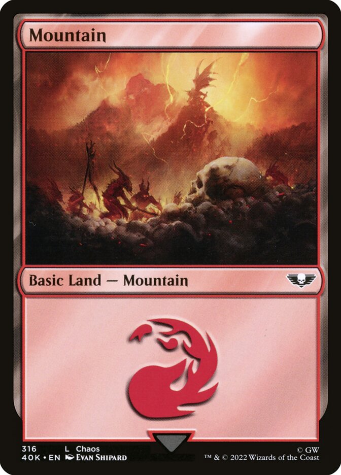 Mountain card front
