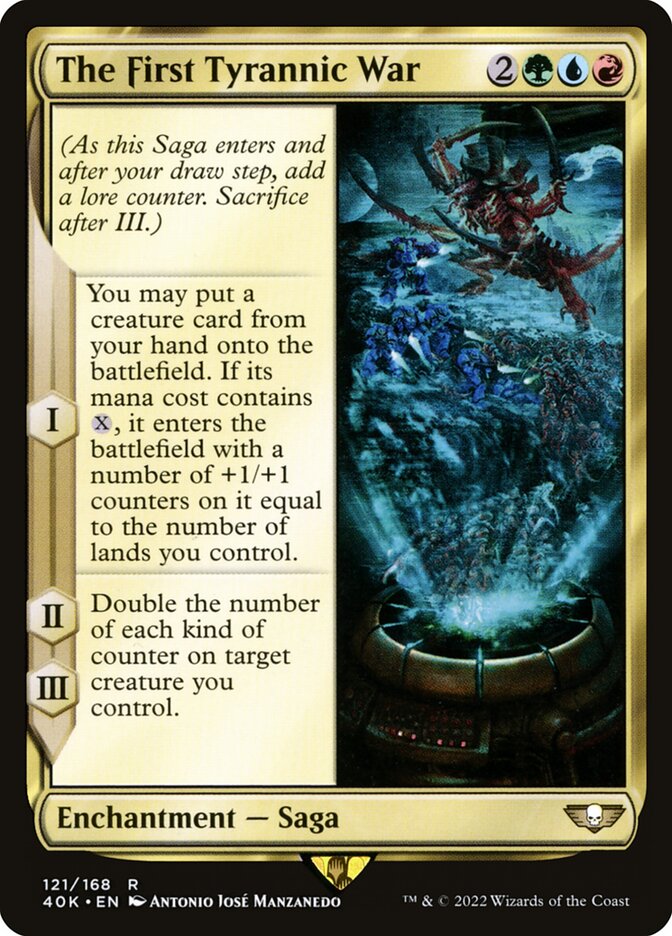 The First Tyrannic War card front