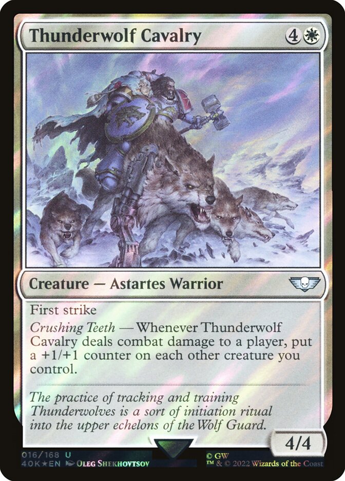 Thunderwolf Cavalry card front