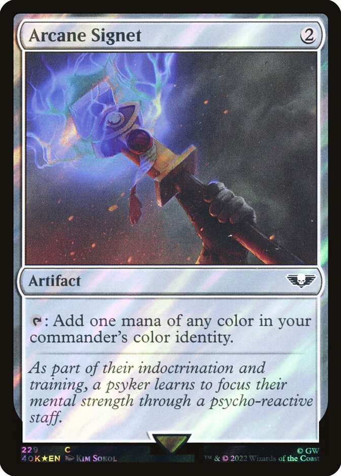 Arcane Signet card front