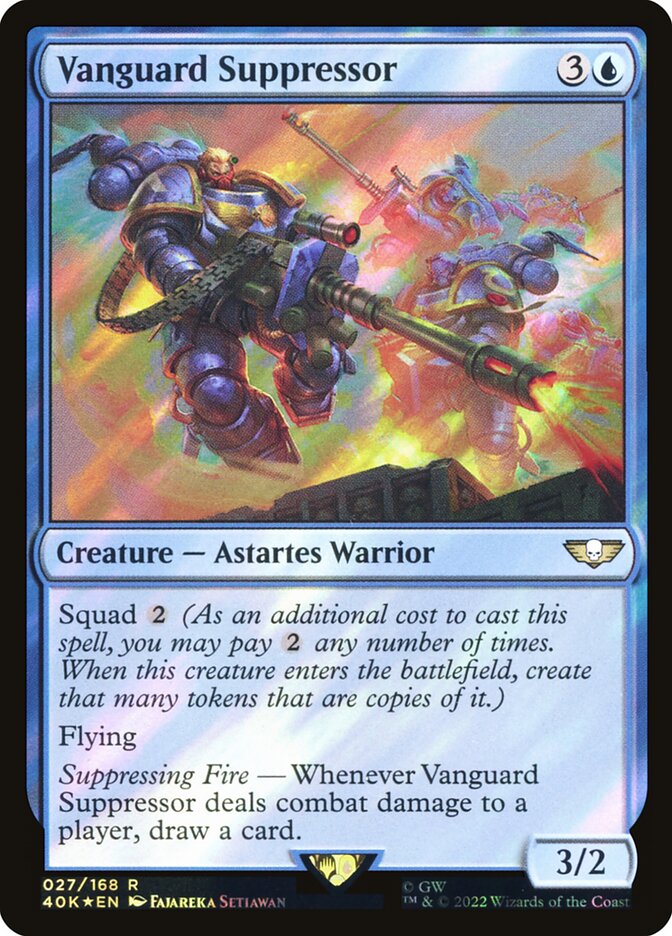 Vanguard Suppressor card front
