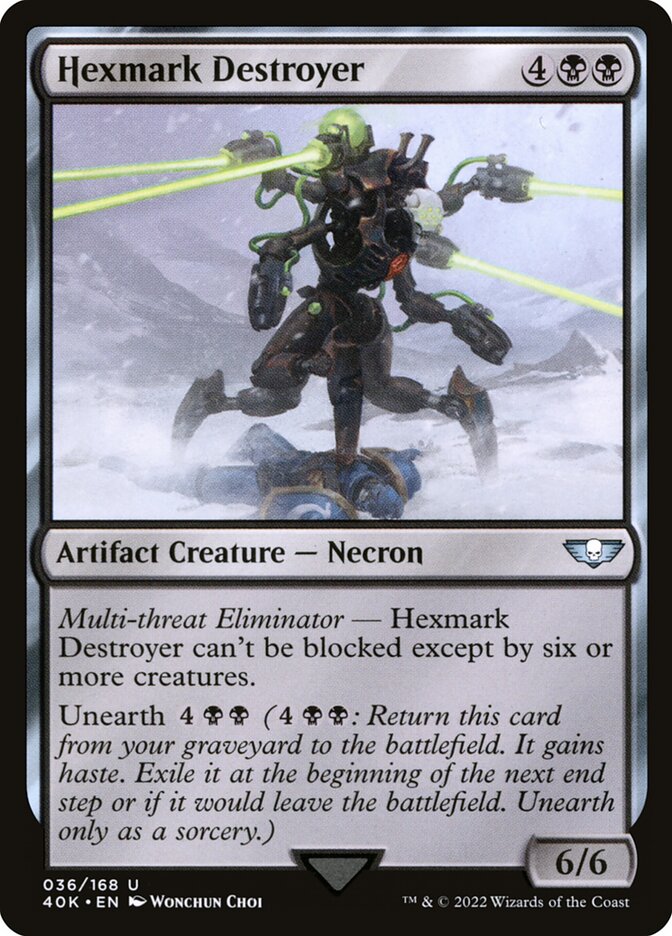 Hexmark Destroyer card front
