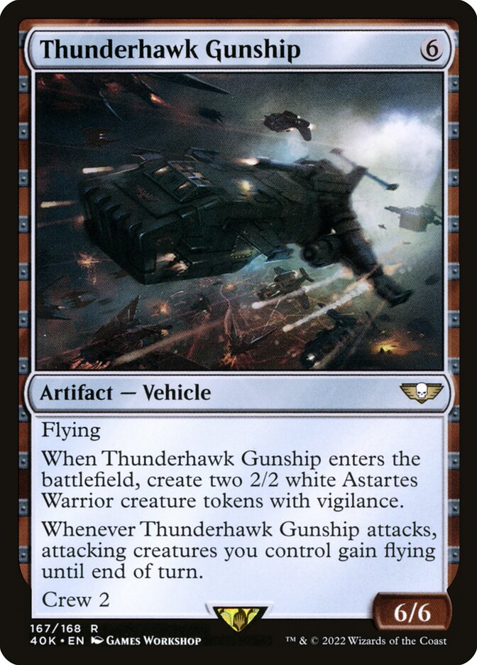 Thunderhawk Gunship card front