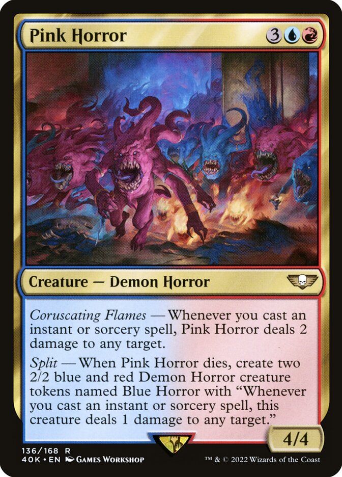 Pink Horror card front