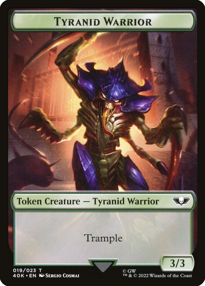 Tyranid Warrior card front