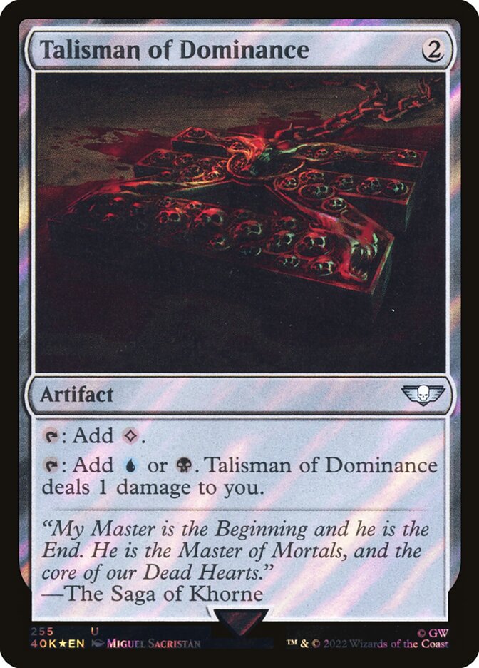 Talisman of Dominance card front
