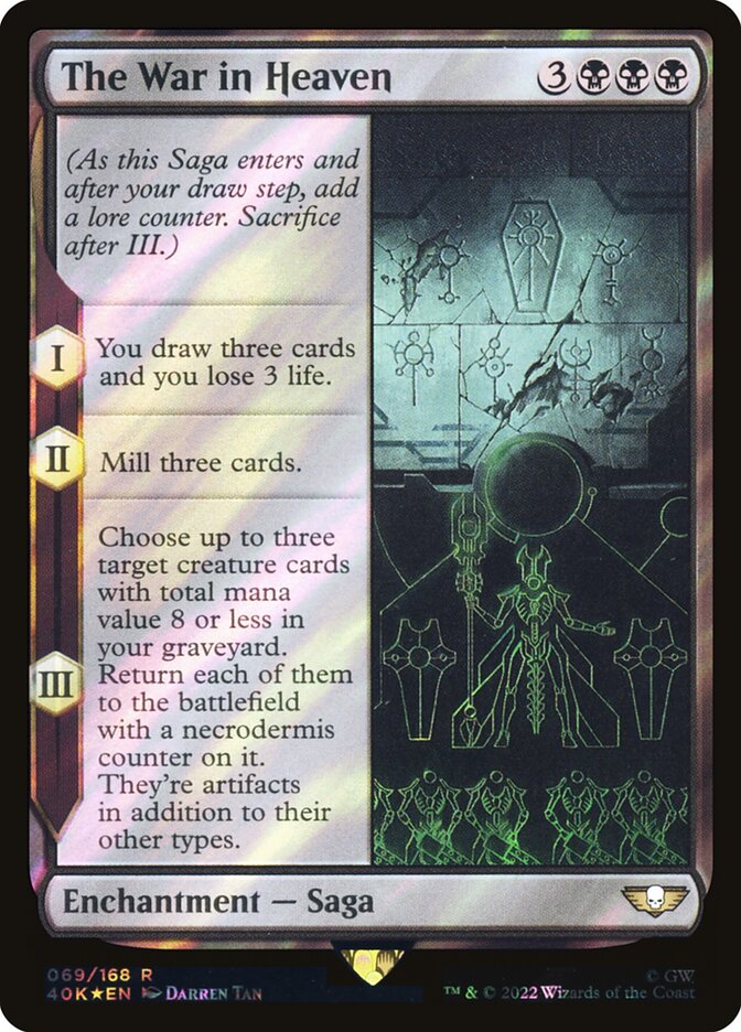 The War in Heaven card front