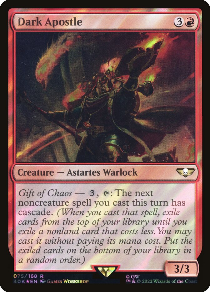 Dark Apostle card front