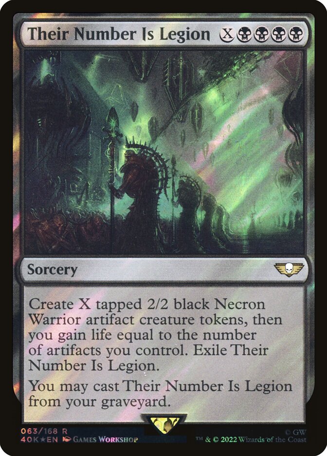 Their Number Is Legion card front