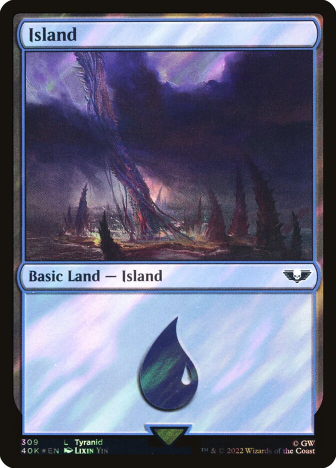 Island card front