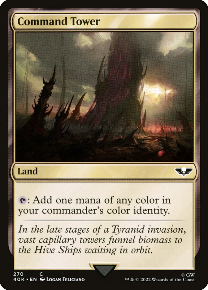 Command Tower card front
