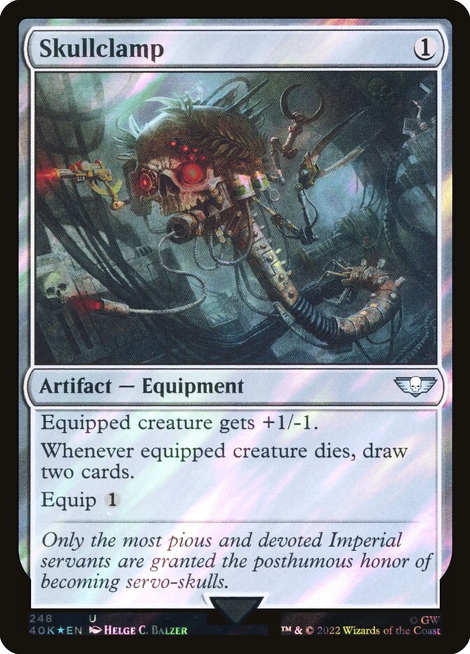 Skullclamp card front