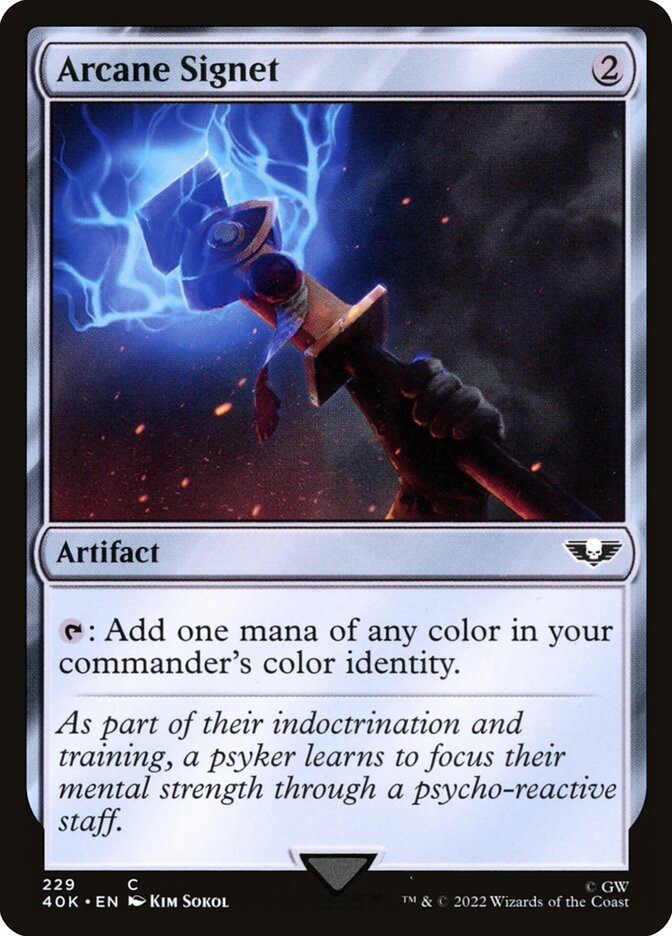 Arcane Signet card front