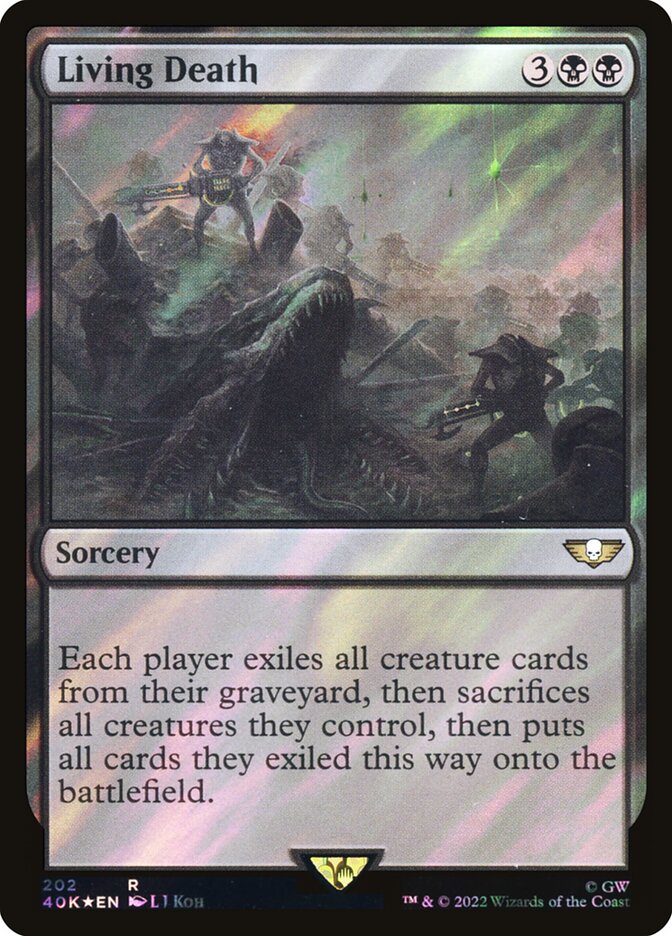 Living Death card front