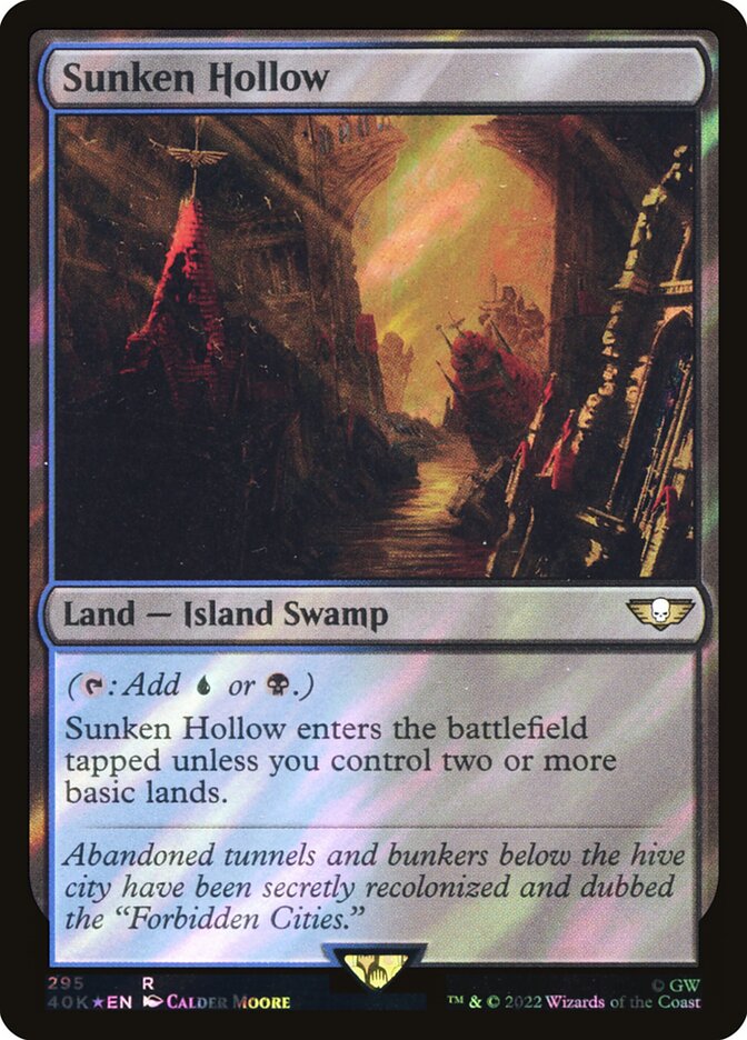 Sunken Hollow card front