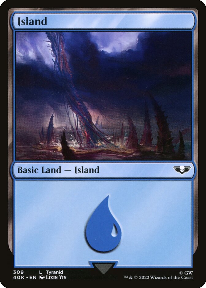 Island card front