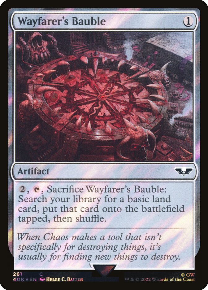 Wayfarer's Bauble card front