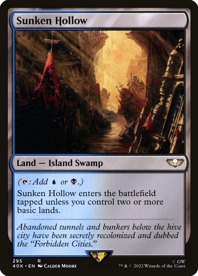 Sunken Hollow card front