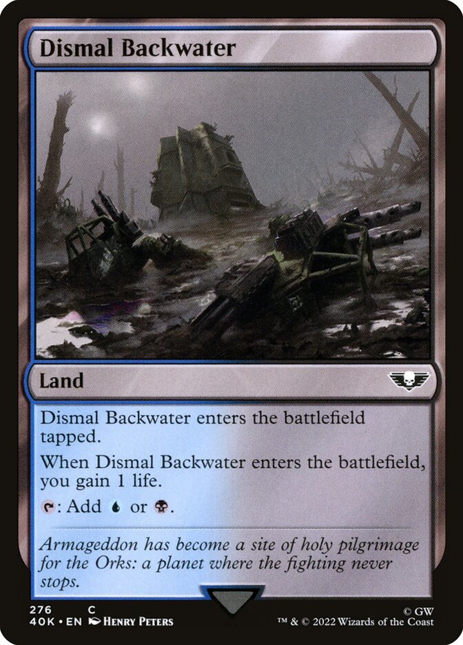 Dismal Backwater card front
