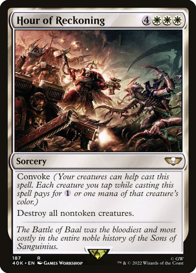 Hour of Reckoning card front
