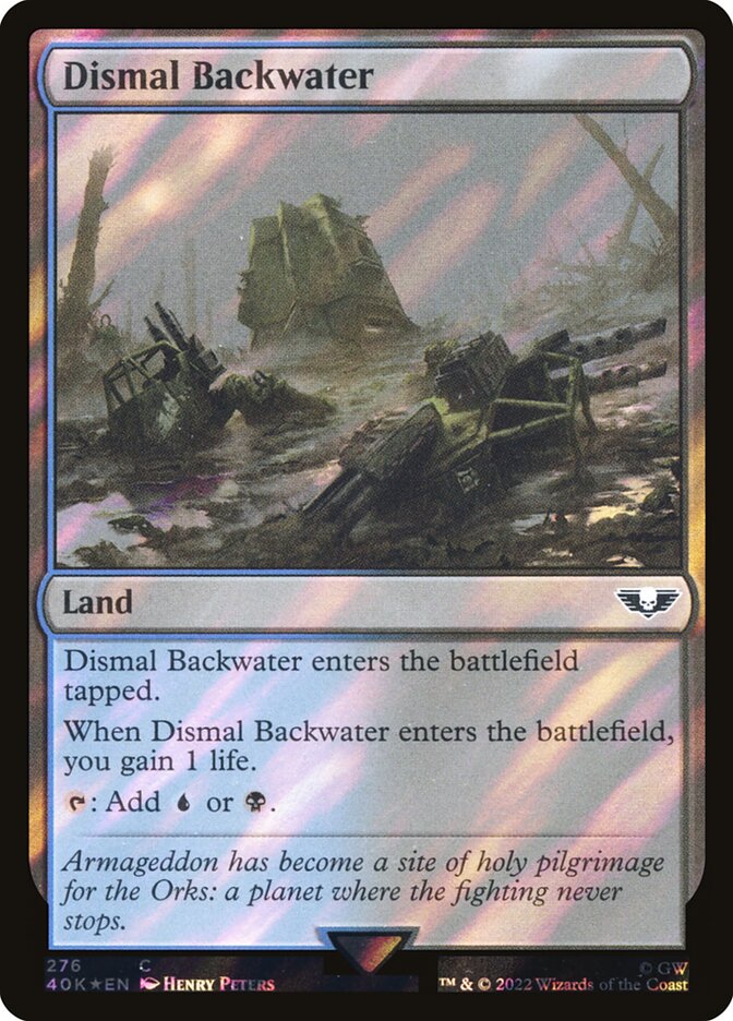 Dismal Backwater card front