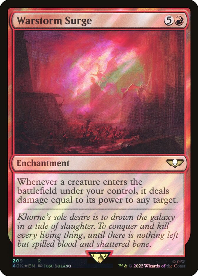 Warstorm Surge card front