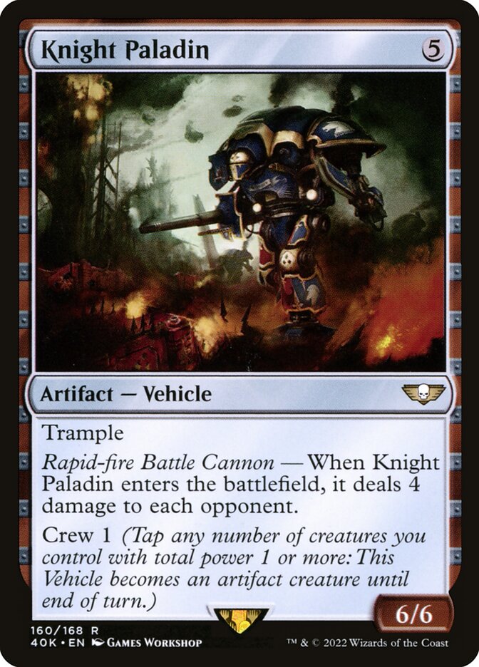 Knight Paladin card front