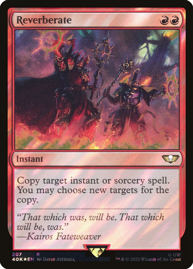 Reverberate card front