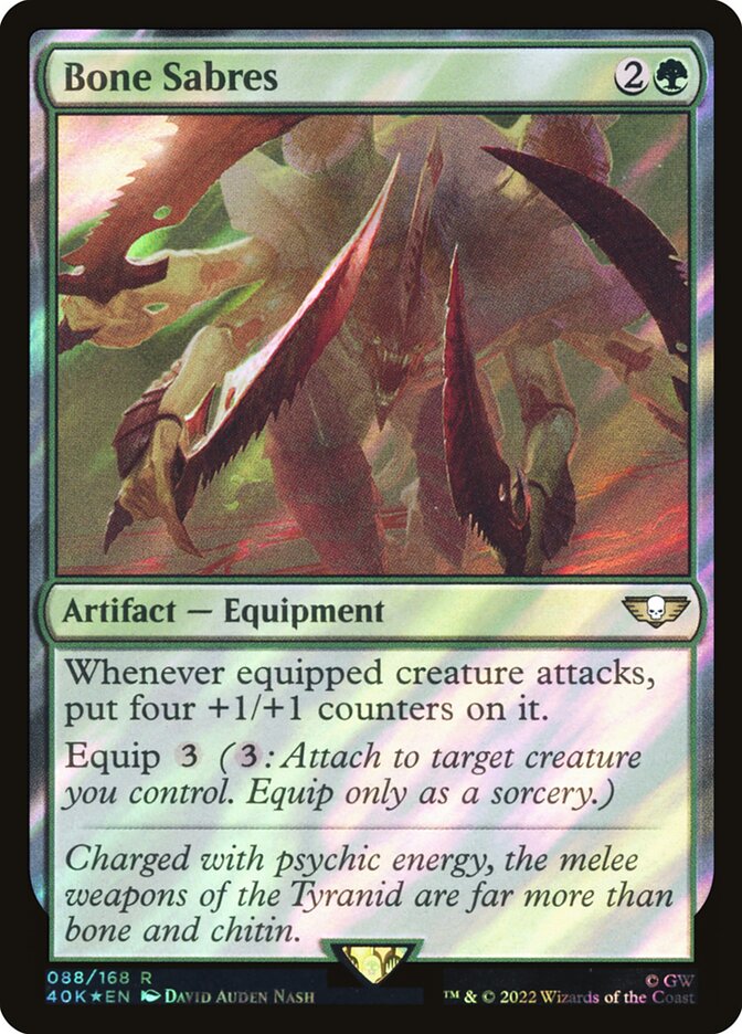 Bone Sabres card front
