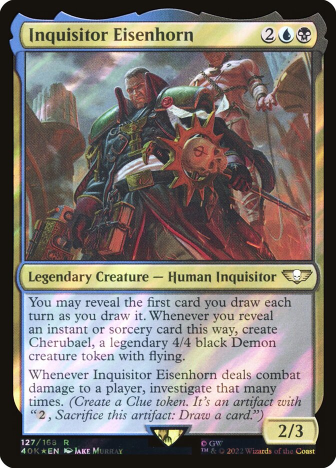 Inquisitor Eisenhorn card front