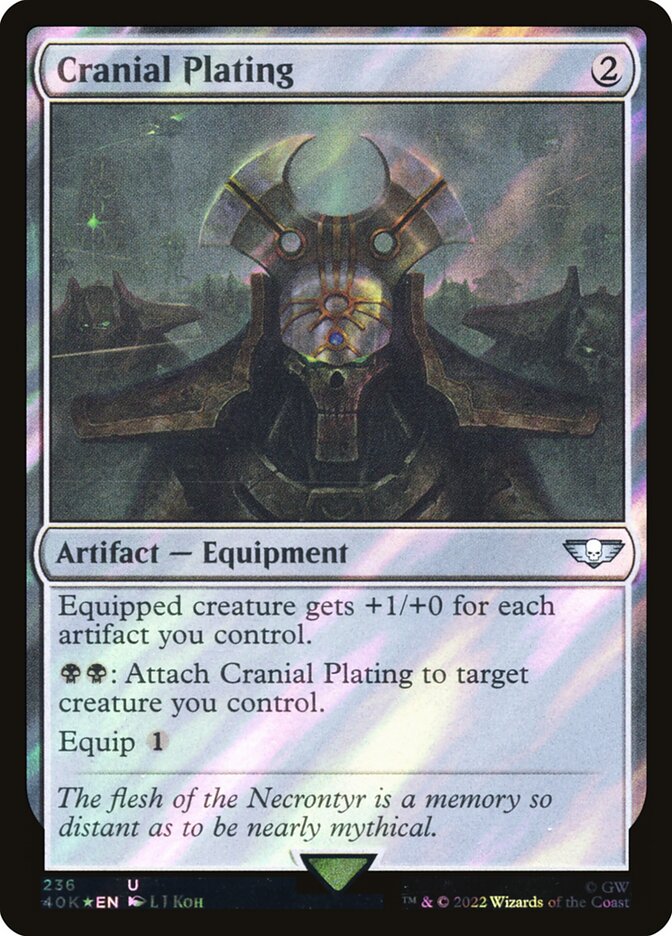 Cranial Plating card front