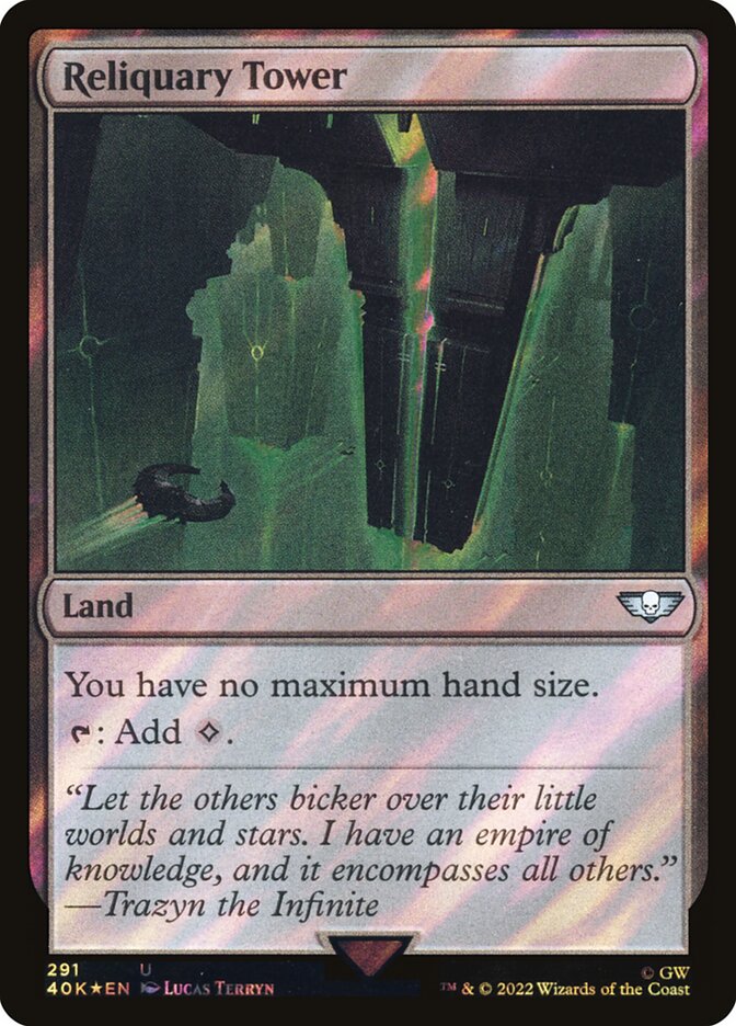 Reliquary Tower card front