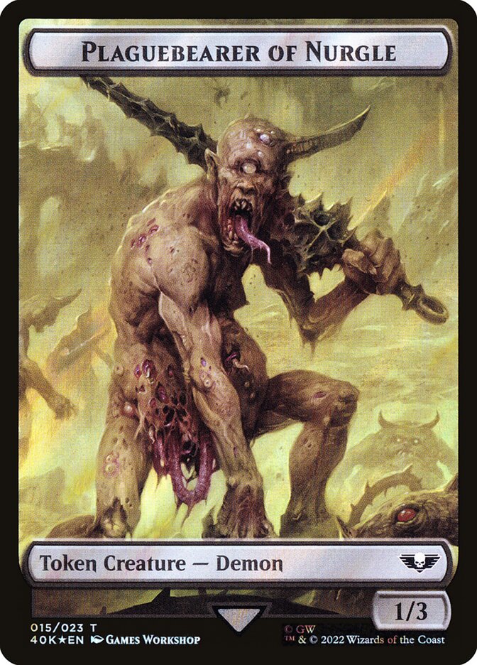 Plaguebearer of Nurgle card front