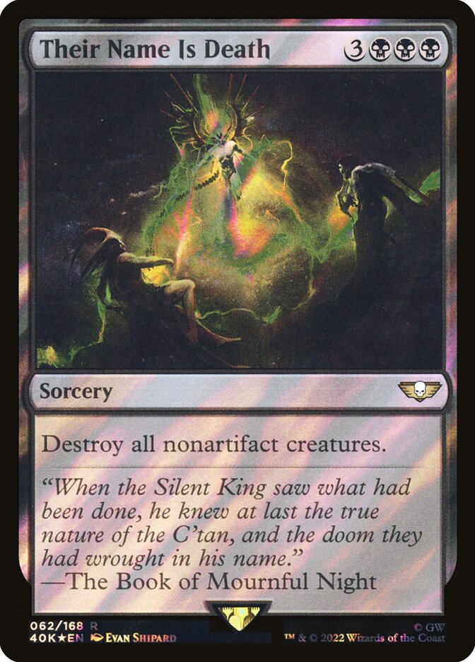 Their Name Is Death card front
