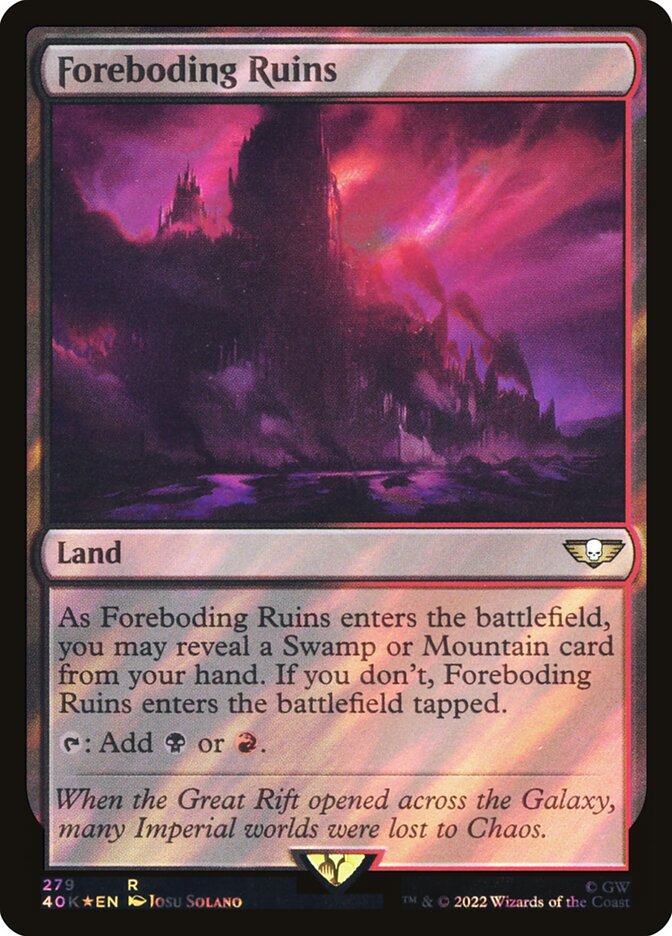 Foreboding Ruins card front