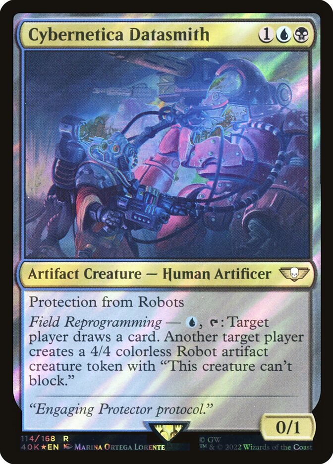 Cybernetica Datasmith card front