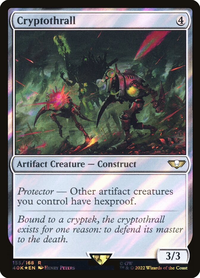 Cryptothrall card front