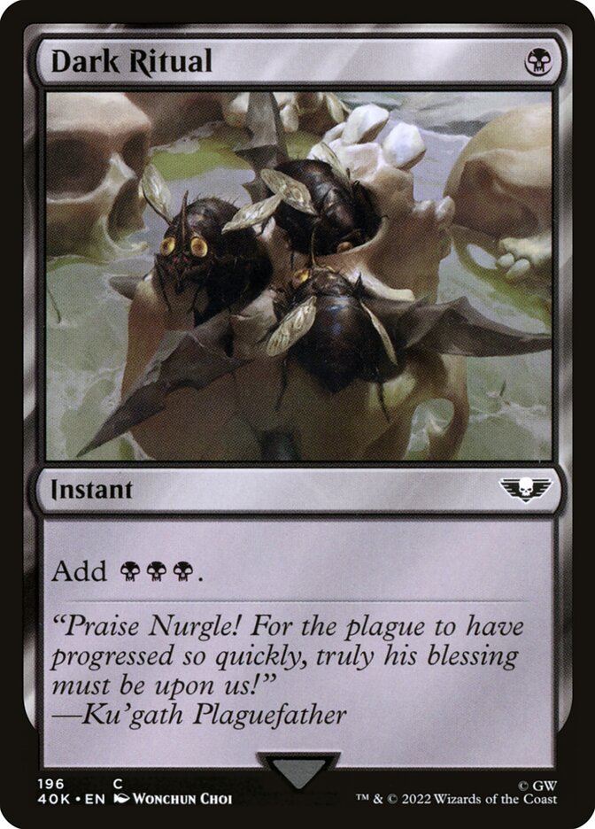 Dark Ritual card front