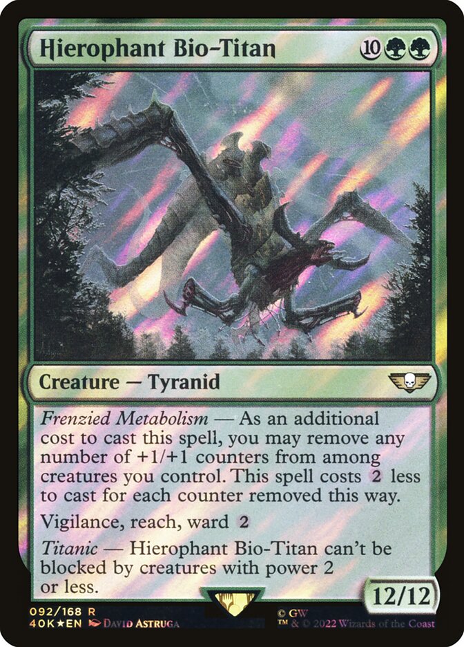 Hierophant Bio-Titan card front