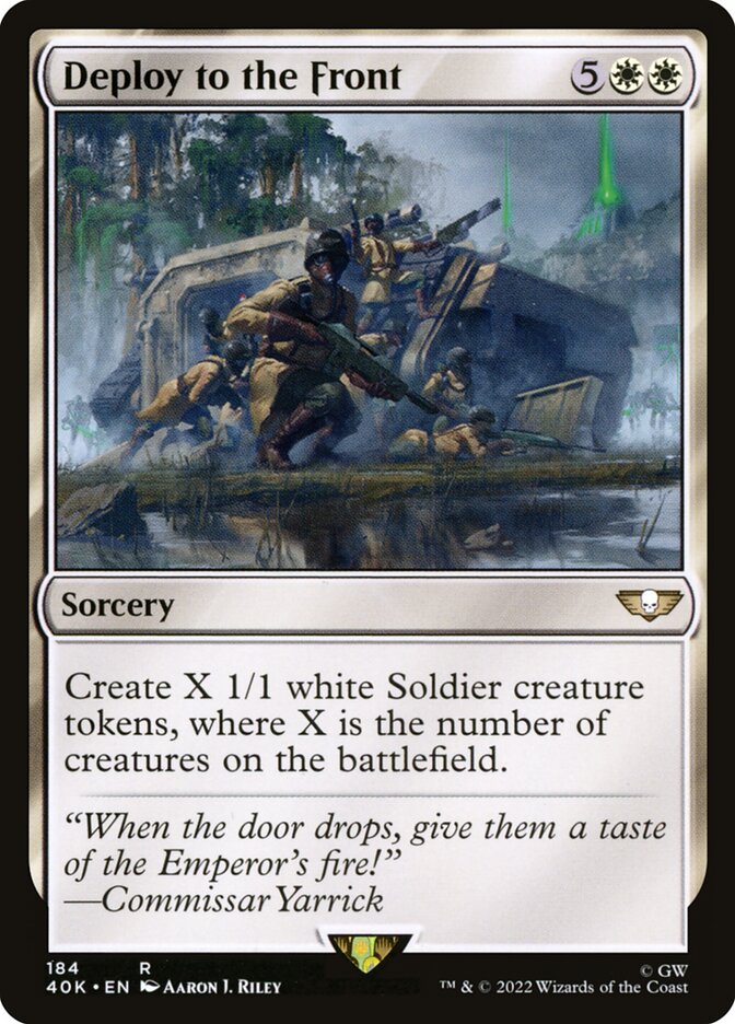 Deploy to the Front card front