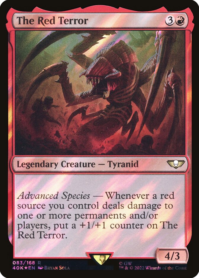 The Red Terror card front