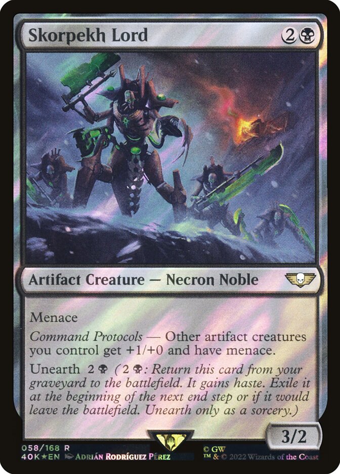 Skorpekh Lord card front