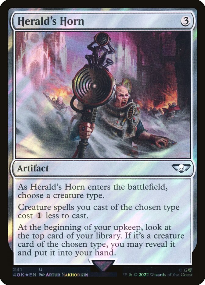 Herald's Horn card front