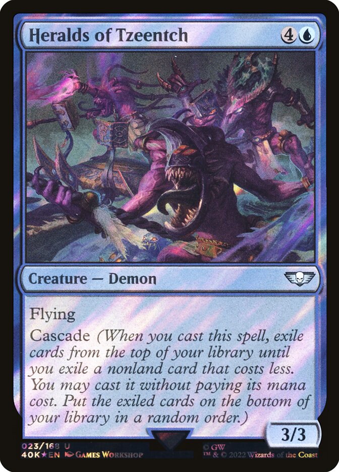 Heralds of Tzeentch card front