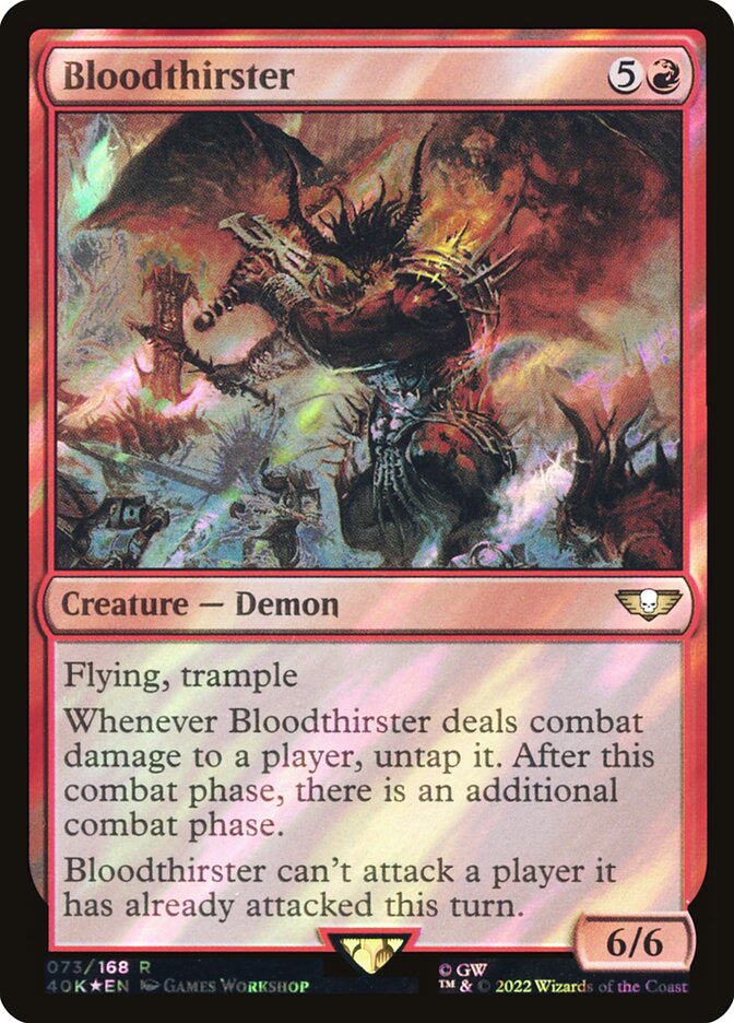 Bloodthirster card front